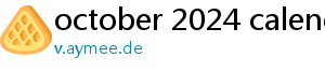 october 2024 calendar